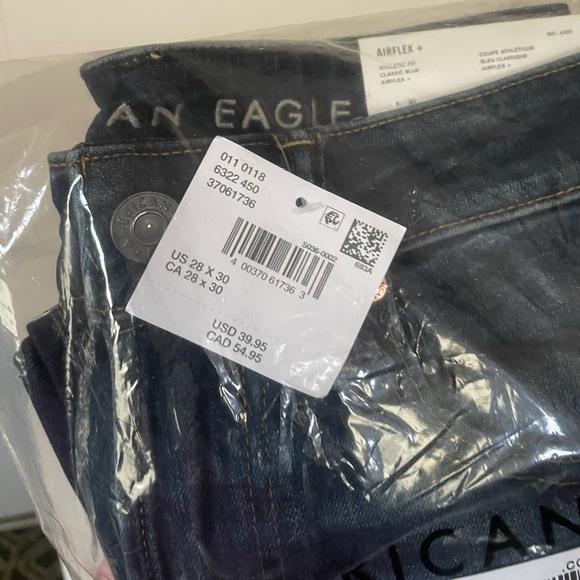 NWT American Eagle Airflex Jean Athletic Fit in 28/30 - Picture 2 of 4